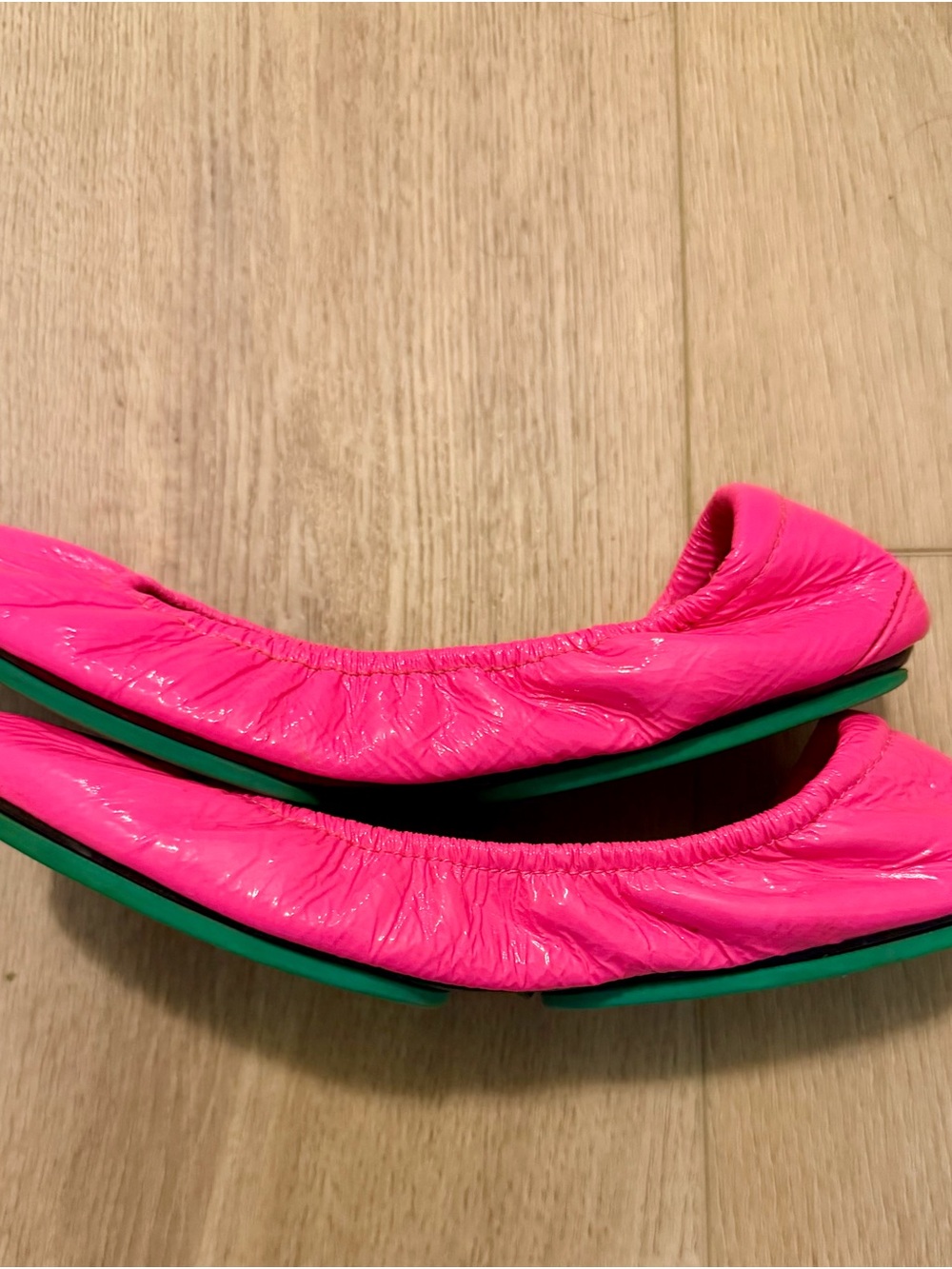 Pop Pink Tieks Ballet Flats - Picture 5 of 6